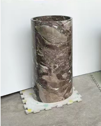 Chinese Grigio Orobico Marble Sink  